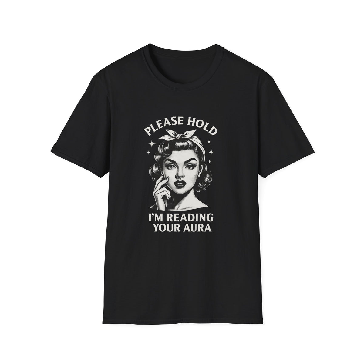 Vintage Aura Reading T-Shirt, Retro Graphic Tee, Astrology Gift, Unisex Softstyle Shirt, Funny T-Shirt for Mystic Lovers