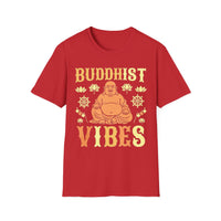 Load image into Gallery viewer, Buddhist Vibes T-Shirt, Unisex Wellness Tee, Relaxed Fit Meditation Shirt, Spiritual Gift, Yoga Apparel
