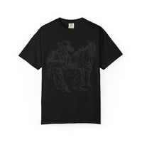 Load image into Gallery viewer, Cowboy &amp; Horse Graphic T-Shirt — Rustic Western Tee