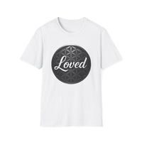 Load image into Gallery viewer, Loved Flower of Life T-Shirt for Everyday Wear, Perfect for Gifts, Casual Style, Unisex Apparel, Birthday and Celebration Tee

