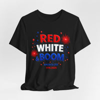 Load image into Gallery viewer, Red White Boom T‑Shirt — America 250 1776–2026 Celebration Tee