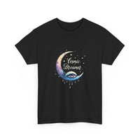 Load image into Gallery viewer, Cosmic Dreamer T-Shirt — Moon &amp; Third Eye Graphic Tee
