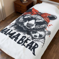 Load image into Gallery viewer, Mama Bear Plush Blanket