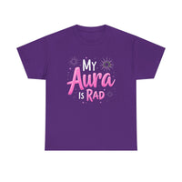 Load image into Gallery viewer, My Aura Is Rad T-Shirt — Cute Pink Spiritual Graphic Tee for Women &amp; Teens
