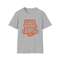 Load image into Gallery viewer, Keep Going Keep GrowingInspirational Unisex Softstyle T-Shirt - , Motivational Tee, Casual Wear, Gift for Gardeners, Positive [...]