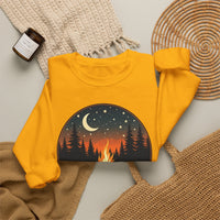 Load image into Gallery viewer, Summer Nights Club Crewneck Sweatshirt, Campfire Graphic Pullover