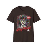 Load image into Gallery viewer, Stay Weird  - T-Shirt, Funny Animal Shirt, Unisex Fashion, Gift for Cat Lovers, Quirky Apparel
