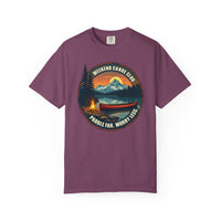 Load image into Gallery viewer, Weekend Canoe Club paddle far worry less T-shirt
