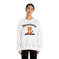 Load image into Gallery viewer, Meowmaste Cat Yoga sweatshirt | Cat Lover Crewneck