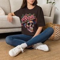 Load image into Gallery viewer, Colorful Sugar Skull with Rose Crown