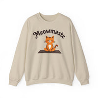 Load image into Gallery viewer, Meowmaste Cat Yoga sweatshirt | Cat Lover Crewneck
