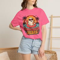 Load image into Gallery viewer, Summerween Vibes Cute Ghost Beach Tee