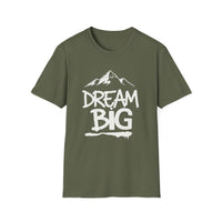 Load image into Gallery viewer, Dream Big Unisex Softstyle T-Shirt | Inspirational Gift, Casual Wear, Motivational Apparel, Positive Quotes, Everyday Comfort