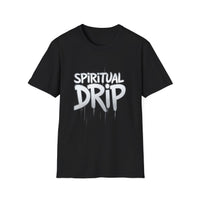 Load image into Gallery viewer, Spiritual Drip T-Shirt | Unisex Softstyle Tee for Everyday Style | Trendy Graphic Shirt | Casual Wear, Streetwear, Gift Idea

