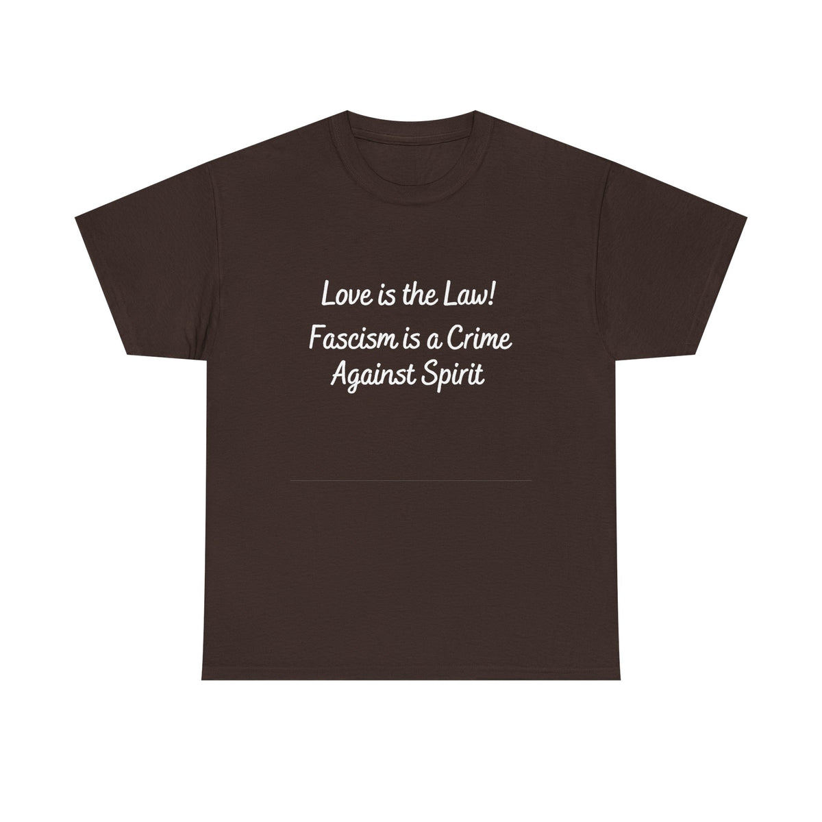Unisex Protest Tee - Love is the Law, Anti-Fascism Graphic Shirt, LGBTQ+ Pride Apparel, Gift for Activists, Statement T-Shirt