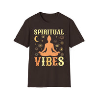 Load image into Gallery viewer, Spiritual Vibes - Unisex T-Shirt, Yoga Shirt, Meditation Tee, Mindfulness Apparel, Boho Chic Gift, Spiritual Gifts