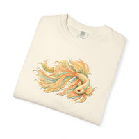 Load image into Gallery viewer, Artistic Koi Fish Shirt, Japanese Carp Graphic Tee, Zentangle Fish Lover Gift, Boho Aesthetic Tshirt, Intricate Mandala Fish Top, Comfort Colors Tee