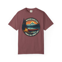 Load image into Gallery viewer, Weekend Canoe Club paddle far worry less T-shirt