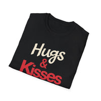 Load image into Gallery viewer, Hugs &amp; Kisses T-Shirt, Cute Couples Gift, Romantic Tee, Love T-Shirt, Funny Love Top, Valentine's Day Shirt