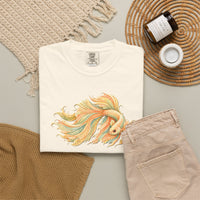 Load image into Gallery viewer, Artistic Koi Fish Shirt, Japanese Carp Graphic Tee, Zentangle Fish Lover Gift, Boho Aesthetic Tshirt, Intricate Mandala Fish Top, Comfort Colors Tee