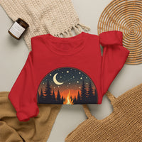 Load image into Gallery viewer, Summer Nights Club Crewneck Sweatshirt, Campfire Graphic Pullover