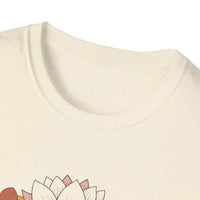 Load image into Gallery viewer, Mindful Lotus T-Shirt | &#39;Breathe &amp; Let Go&#39; Design, Relaxation Gift, Yoga Shirt, Meditation Tee, Inspirational Activewear
