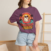 Load image into Gallery viewer, Summerween Vibes Cute Ghost Beach Tee