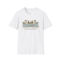 Load image into Gallery viewer, Winter Wonderland Unisex Softstyle T-Shirt, Cozy Holiday Tee, Perfect for Christmas, Gift for Him, Her, Winter Apparel, Seasonal Fashion