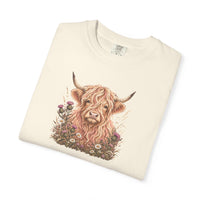 Load image into Gallery viewer, Cute Highland Cow Tee Farming Shirt Cute Cow Shirt Cow Lover Gift Country Girl Gift Farm Animal Sweatshirt comfort colors