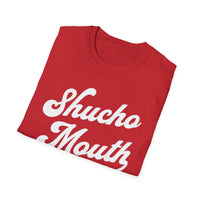 Load image into Gallery viewer, Shucho Mouth -  Unisex Softstyle T-Shirt, Casual Tee, Fun Gift, Graphic Tee for Friends, Summer Wear, Birthday Present