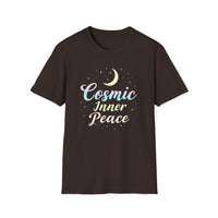 Load image into Gallery viewer, Cosmic Inner Peace  - Moon &amp; Stars Spiritual Graphic Tee
