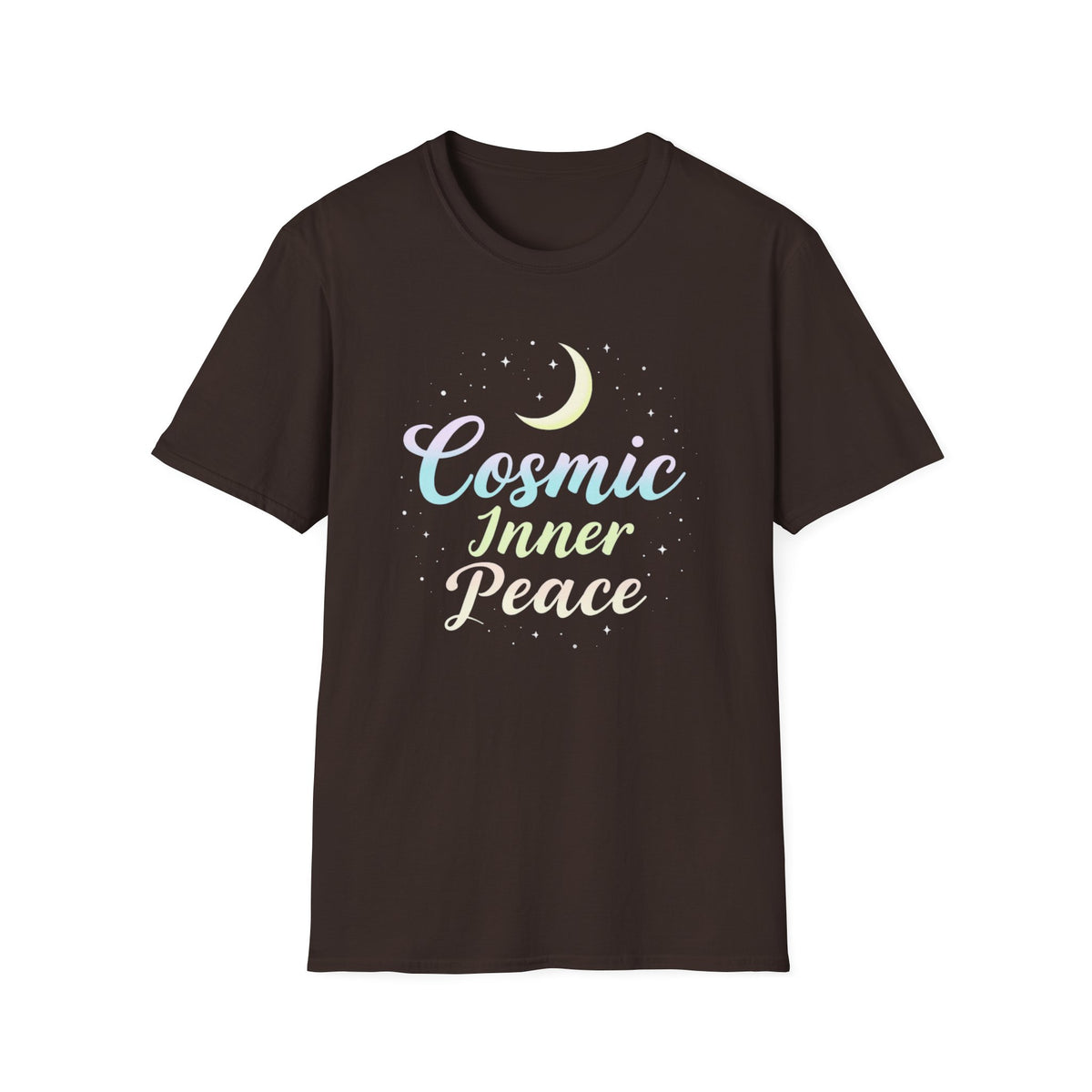 Cosmic Inner Peace  - Moon & Stars Spiritual Graphic Tee
