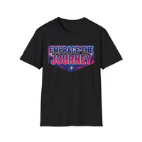 Load image into Gallery viewer, Embrace the Journey -  Unisex T-Shirt - Softstyle Graphic Tee for Adventure Lovers