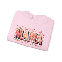 Load image into Gallery viewer, Mama Floral Crewneck Sweatshirt  Mother’s Day Cozy Pullover