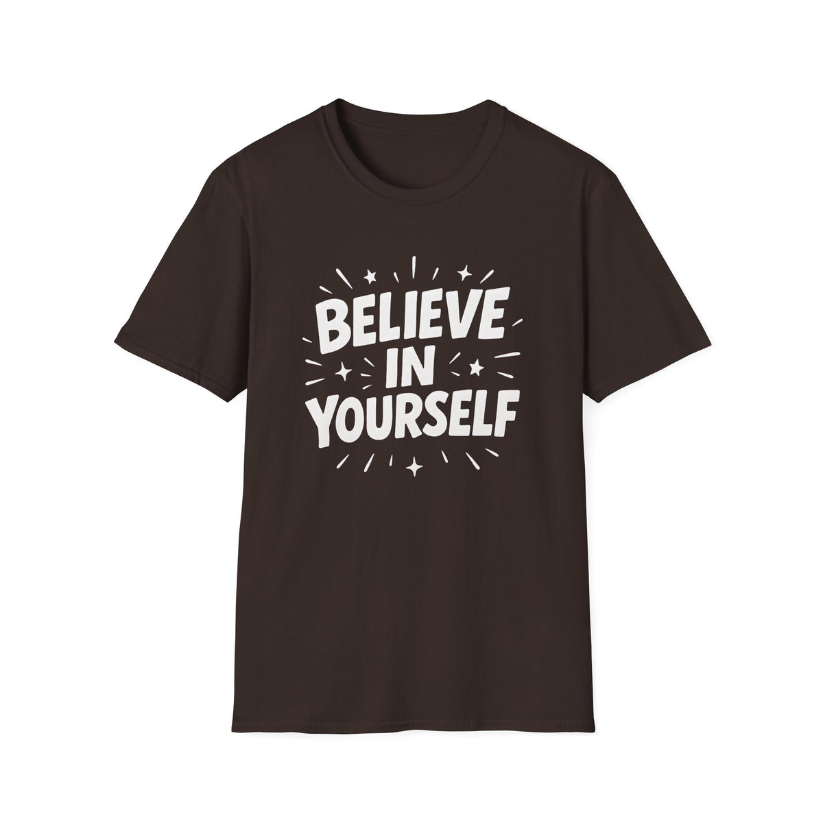 Believe in Yourself -  Unisex Softstyle T-Shirt | Motivational Tee, Gift for Friends, Inspirational Shirt, Daily Wear, Self-Love Apparel
