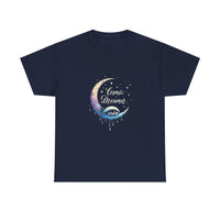 Load image into Gallery viewer, Cosmic Dreamer T-Shirt — Moon &amp; Third Eye Graphic Tee
