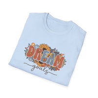 Load image into Gallery viewer, Dream Goals Unisex T-Shirt | Inspirational Tee for Dreamers | Motivational Gift | Cozy Casual Wear | Everyday Style | Positive Vibes