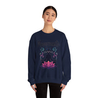 Load image into Gallery viewer, Meowmaste Cat Meditation Sweatshirt | Yoga Cat Lotus