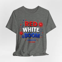 Load image into Gallery viewer, Red White Boom T‑Shirt — America 250 1776–2026 Celebration Tee