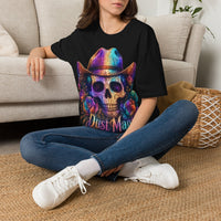 Load image into Gallery viewer, Colorful Day of the Dead Western Graphic