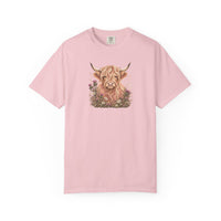 Load image into Gallery viewer, Cute Highland Cow Tee Farming Shirt Cute Cow Shirt Cow Lover Gift Country Girl Gift Farm Animal Sweatshirt comfort colors
