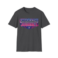 Load image into Gallery viewer, Embrace the Journey -  Unisex T-Shirt - Softstyle Graphic Tee for Adventure Lovers