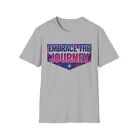 Load image into Gallery viewer, Embrace the Journey -  Unisex T-Shirt - Softstyle Graphic Tee for Adventure Lovers