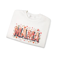 Load image into Gallery viewer, Mama Floral Crewneck Sweatshirt  Mother’s Day Cozy Pullover