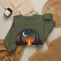 Load image into Gallery viewer, Summer Nights Club Crewneck Sweatshirt, Campfire Graphic Pullover