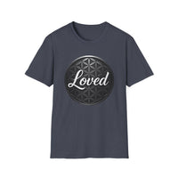 Load image into Gallery viewer, Loved Flower of Life T-Shirt for Everyday Wear, Perfect for Gifts, Casual Style, Unisex Apparel, Birthday and Celebration Tee

