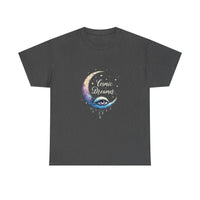 Load image into Gallery viewer, Cosmic Dreamer T-Shirt — Moon &amp; Third Eye Graphic Tee
