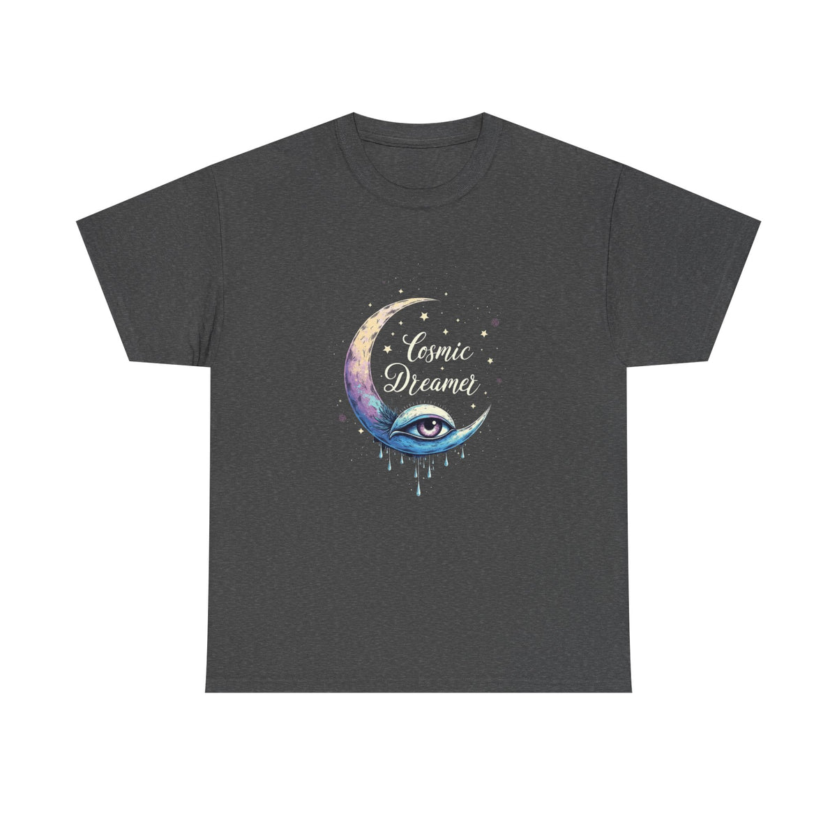 Cosmic Dreamer T-Shirt — Moon & Third Eye Graphic Tee