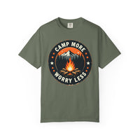 Load image into Gallery viewer, Camp More Worry Less T-shirt