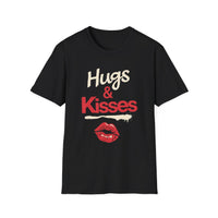 Load image into Gallery viewer, Hugs &amp; Kisses T-Shirt, Cute Couples Gift, Romantic Tee, Love T-Shirt, Funny Love Top, Valentine's Day Shirt